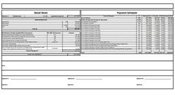 Mayfair Virar Gardens cost sheet preview